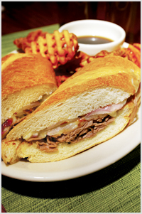 Smoky Mountain French Dip Sandwhich Smoky Mountain French Dip Sandwhich