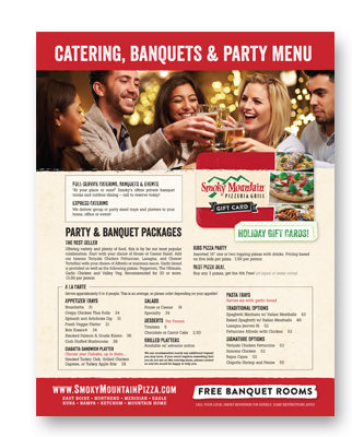 Holiday Catering Flyer