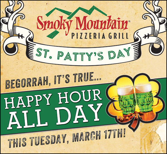 Smoky’s Saint Patrick’s Day Happy Hour All Day