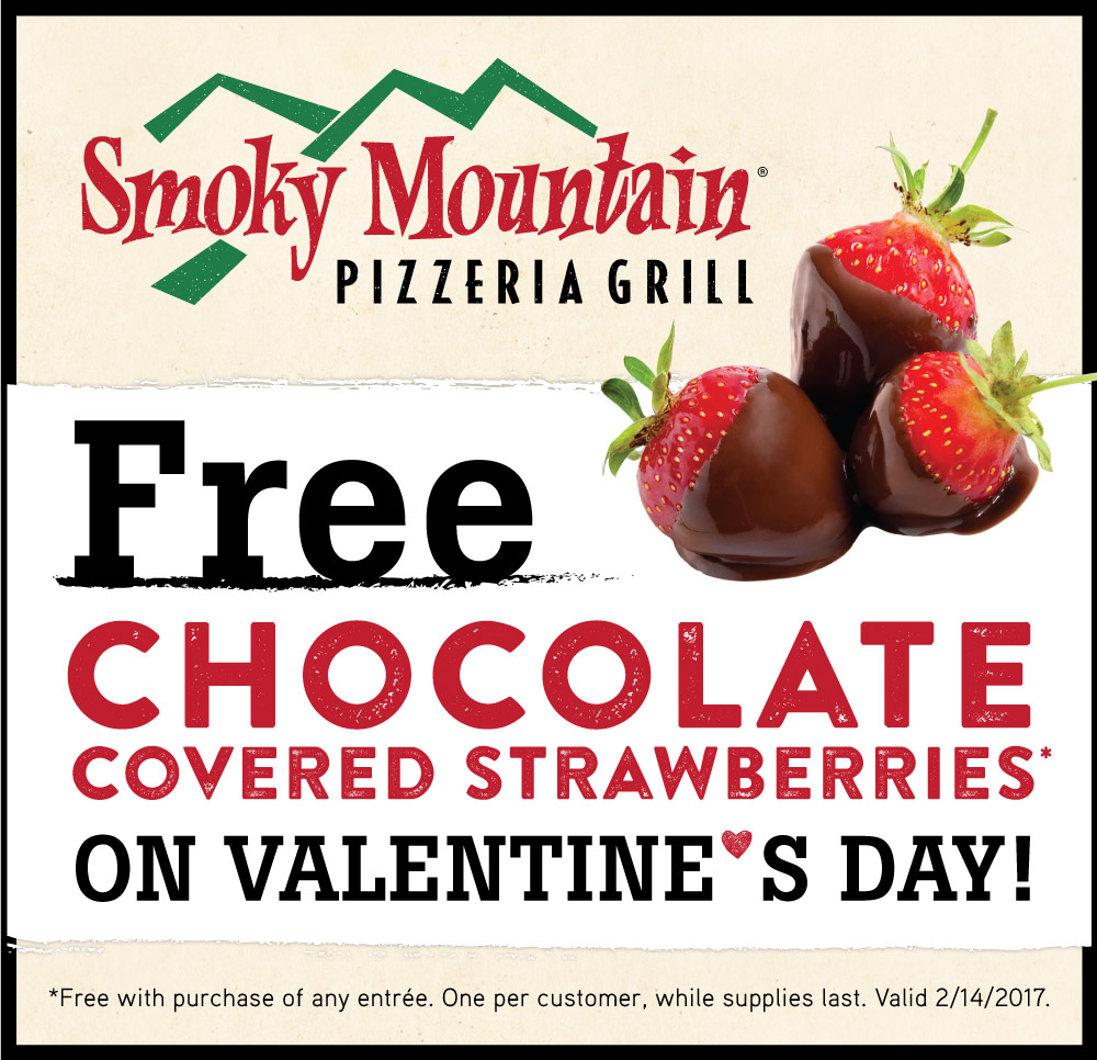 Free Chocolate Covered Strawberries on Valentine's Day!