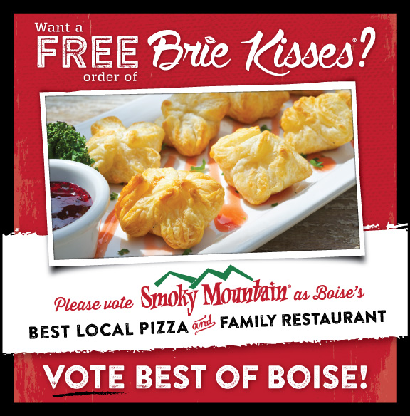 Smoky Mountain - Best of Boise - Free Brie Kisses