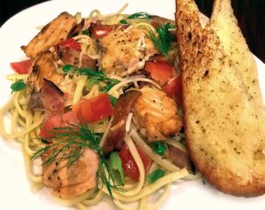 Smoky Mountain Seasonal Special - Hickory Smoked Salmon Pasta