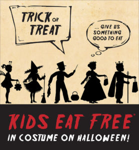 Halloween at Smoky's, Kids Eat Free!